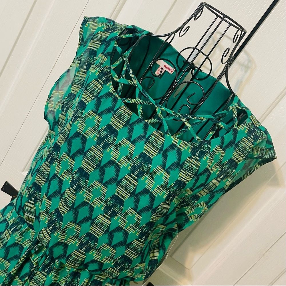 BONGO Chiffon Blouson Dress